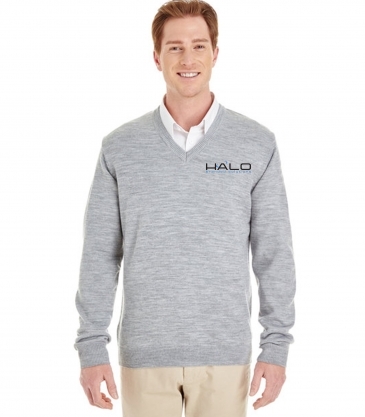 Harriton Men's Pilbloc™ V-Neck Sweater