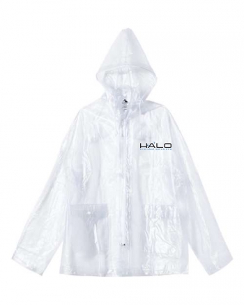 Augusta Sportswear Men's Clear Hooded Rain Jacket